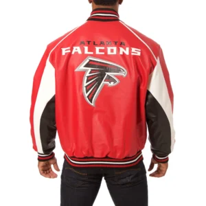 Atlanta-Falcons-Real-Leather-Varsity-Jacket-Red