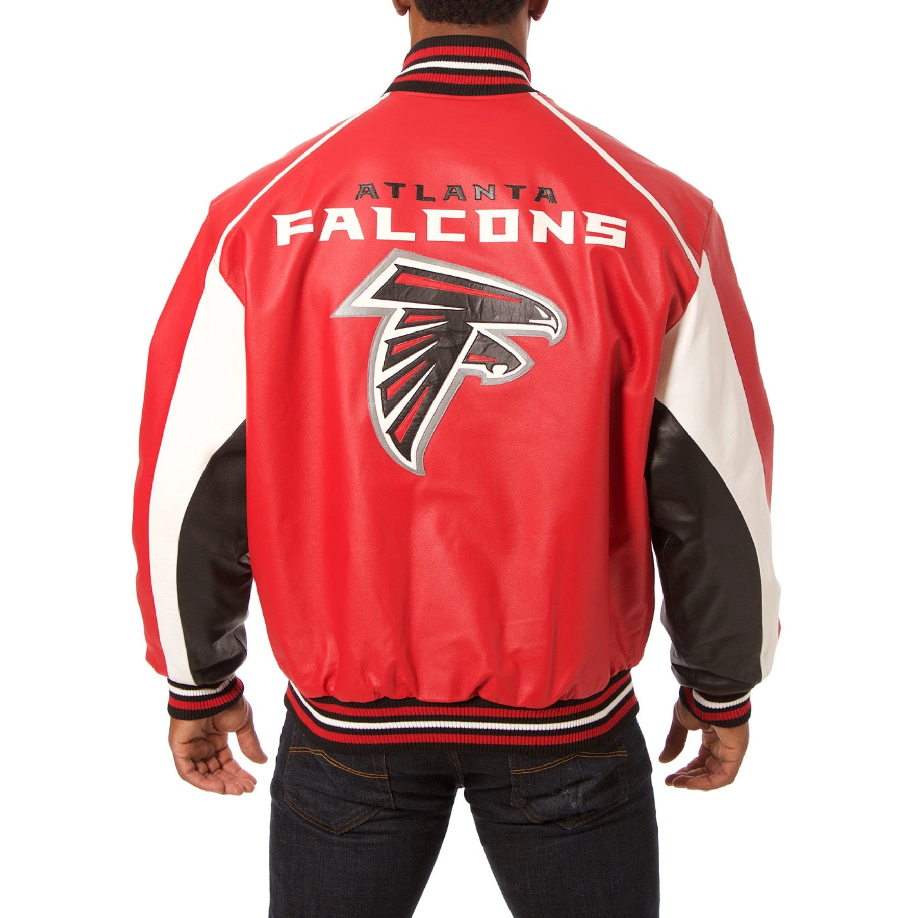 Atlanta-Falcons-Real-Leather-Varsity-Jacket-Red