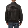 Baltimore-Ravens-Tonal-Full-Leather-Bomber-Jacket-Black