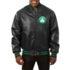 Boston-Celtics-Real-Leather-Varsity-Jacket-Black