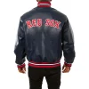 Boston Red Sox Leather Varsity Jacket Back View