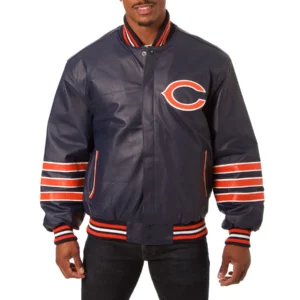 Chicago-Bears-Full-Real-Leather-Varsity-Jacket-Navy