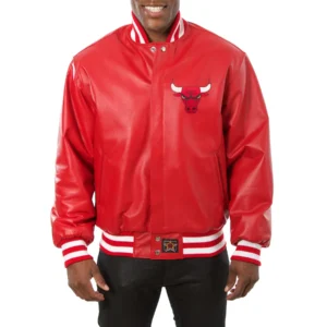 Chicago-Bulls-Full-Real-Leather-Varsity-Jacket-Red