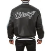 Chicago White Sox Leather Varsity Jacket Back View