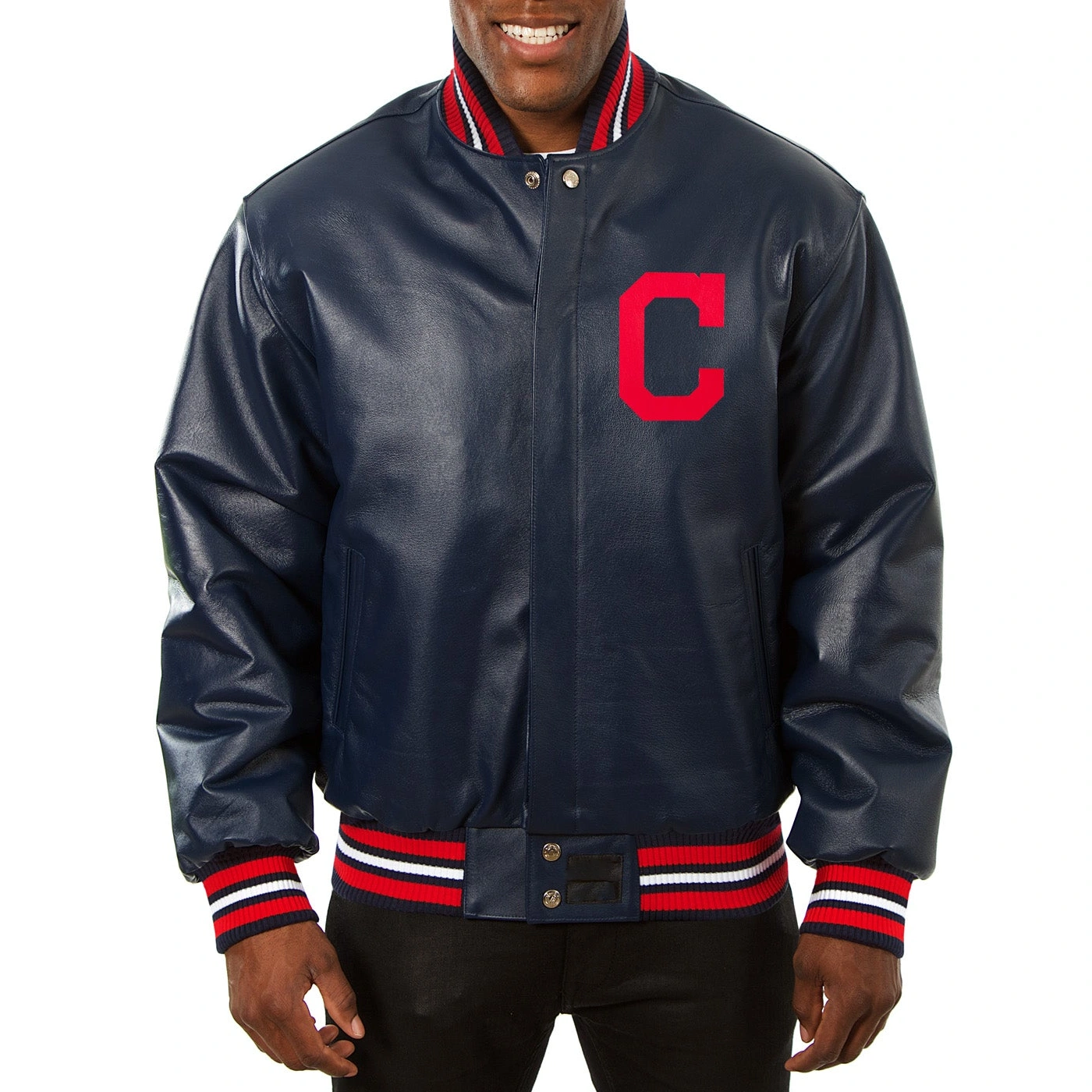 Cleveland-Indians-Baseball-Team-Players-Full-Leather-Varsity-Jacket