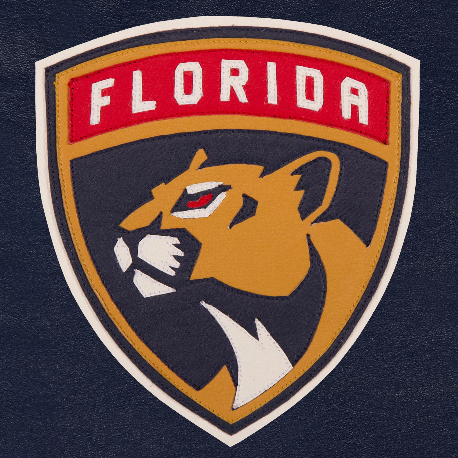 Florida Panthers Leather Varsity Jacket