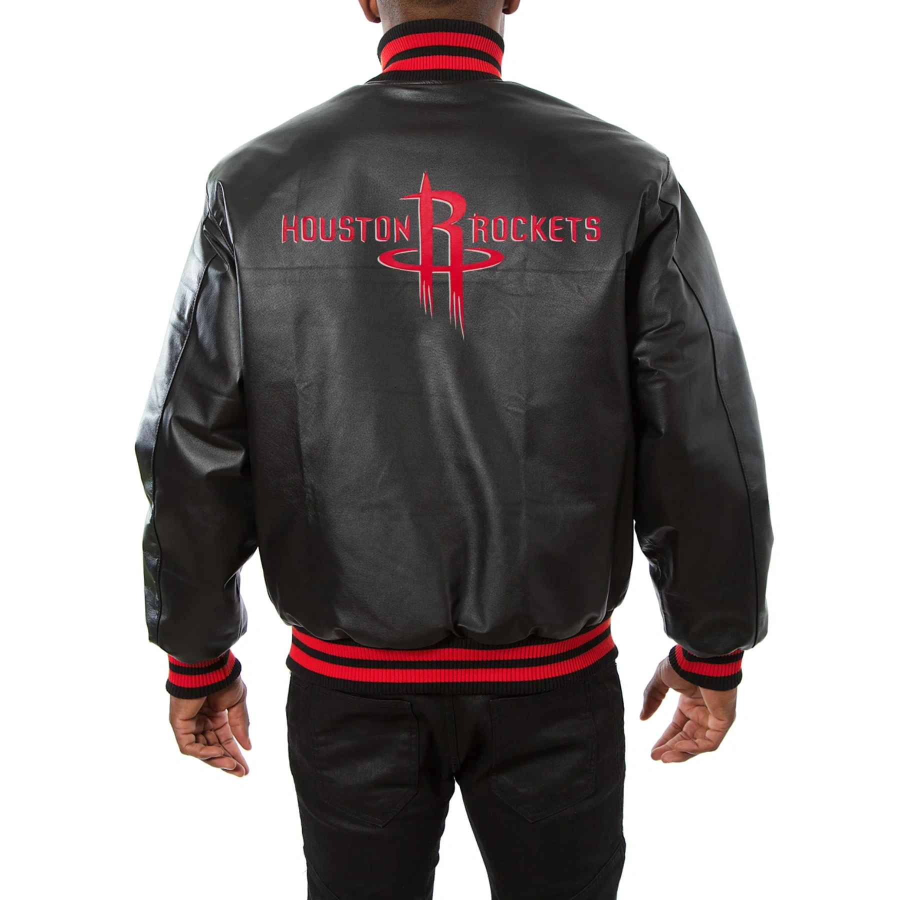 Houston-Rockets-Real-Leather-Varsity-Jacket-Black
