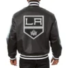 Los-Angeles-Kings-Genuine-Leather-Varsity-Jacket-Black