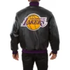 Los-Angeles-Lakers-Genuine-Leather-Varsity-Jacket-Black