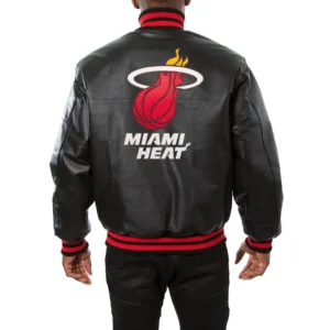 Miami-Heat-Genuine-Leather-Varsity-Jacket-Black