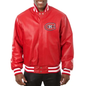 Montreal-Canadiens-Full-Real-Leather-Varsity-Jacket-Red