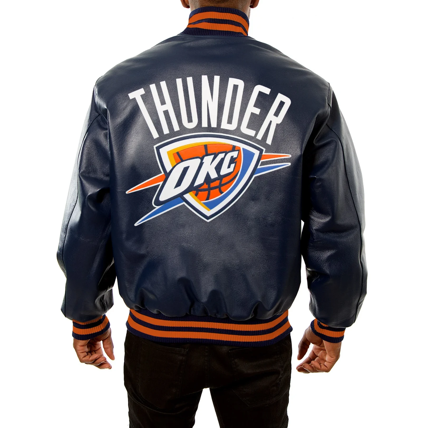 Oklahoma-City-Thunder-Real-Leather-Varsity-Jacket-Navy