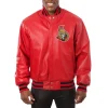 Ottawa Senators Leather Varsity Jacket Front View