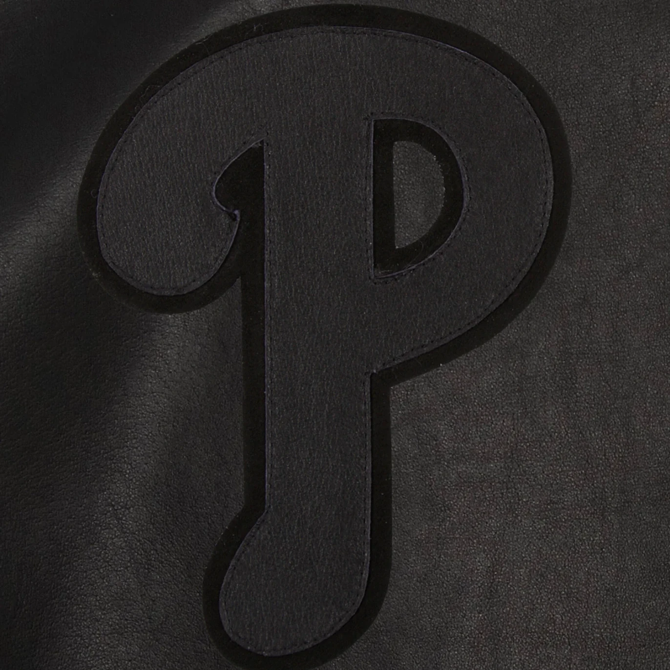 Philadelphia-Phillies-Full-Leather-Bomber-Varsity-Jacket-Black