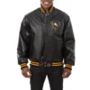 Pittsburgh-Penguins-Genuine-Leather-Varsity-Jacket-Black