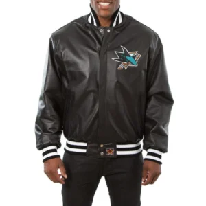 San-Jose-Sharks-Full-Real-Leather-Varsity-Jacket-Black
