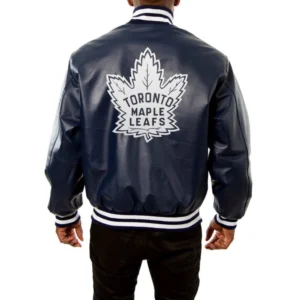 Toronto-Maple-Leafs-Real-Leather-Varsity-Jacket-Navy