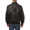 Toronto-Raptors-Full-Leather-Bomber-Varsity-Jacket-Black
