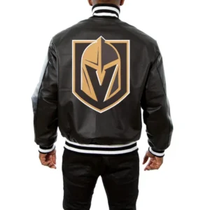 Vegas-Golden-Knights-Full-Real-Leather-Varsity-Jacket-Black