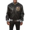 Vegas-Golden-Knights-Full-Real-Leather-Varsity-Jacket-Black