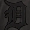 detroit tigers tonal black leather patch logo