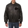 kansas city chiefs tonal leather jacket