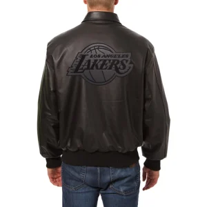 Los Angeles Lakers Tonal Leather Jacket