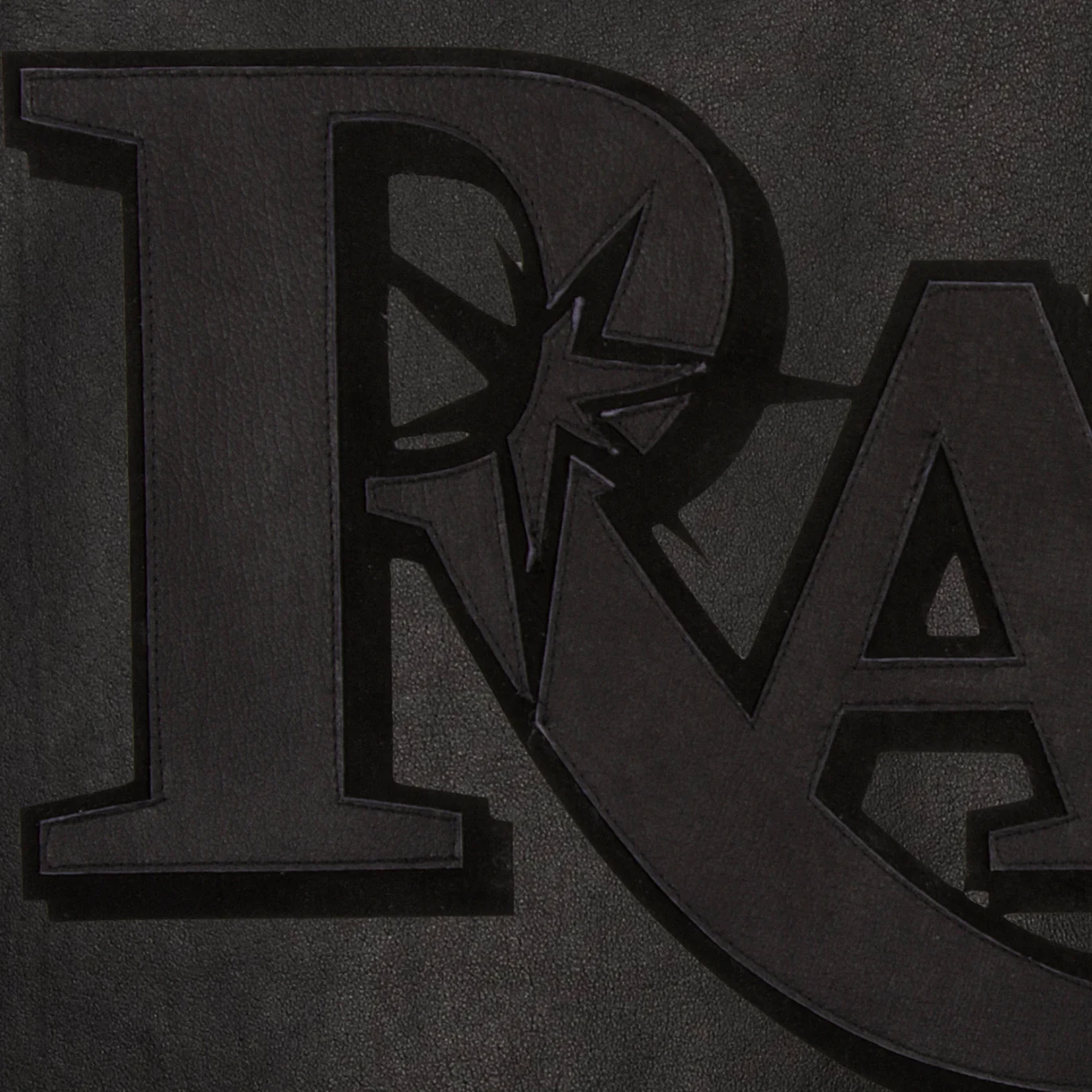 Tampa Bay Rays Tonal Leather Jacket