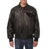 tennessee titans tonal leather jacket