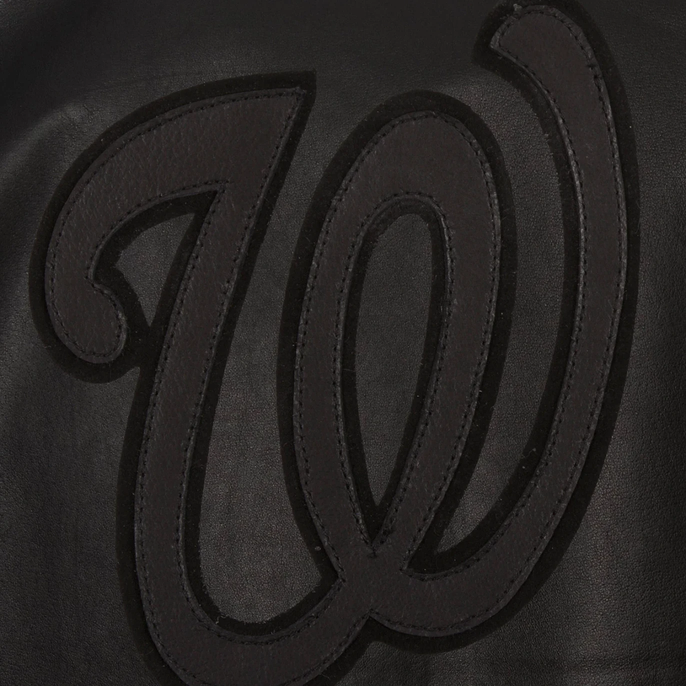 Washington Nationals Tonal Leather Jacket
