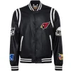 Arizona-Cardinals-Jeff-Hamilton-Classic-Rib-Knitted-Black-Leather-Varsity-Jacket