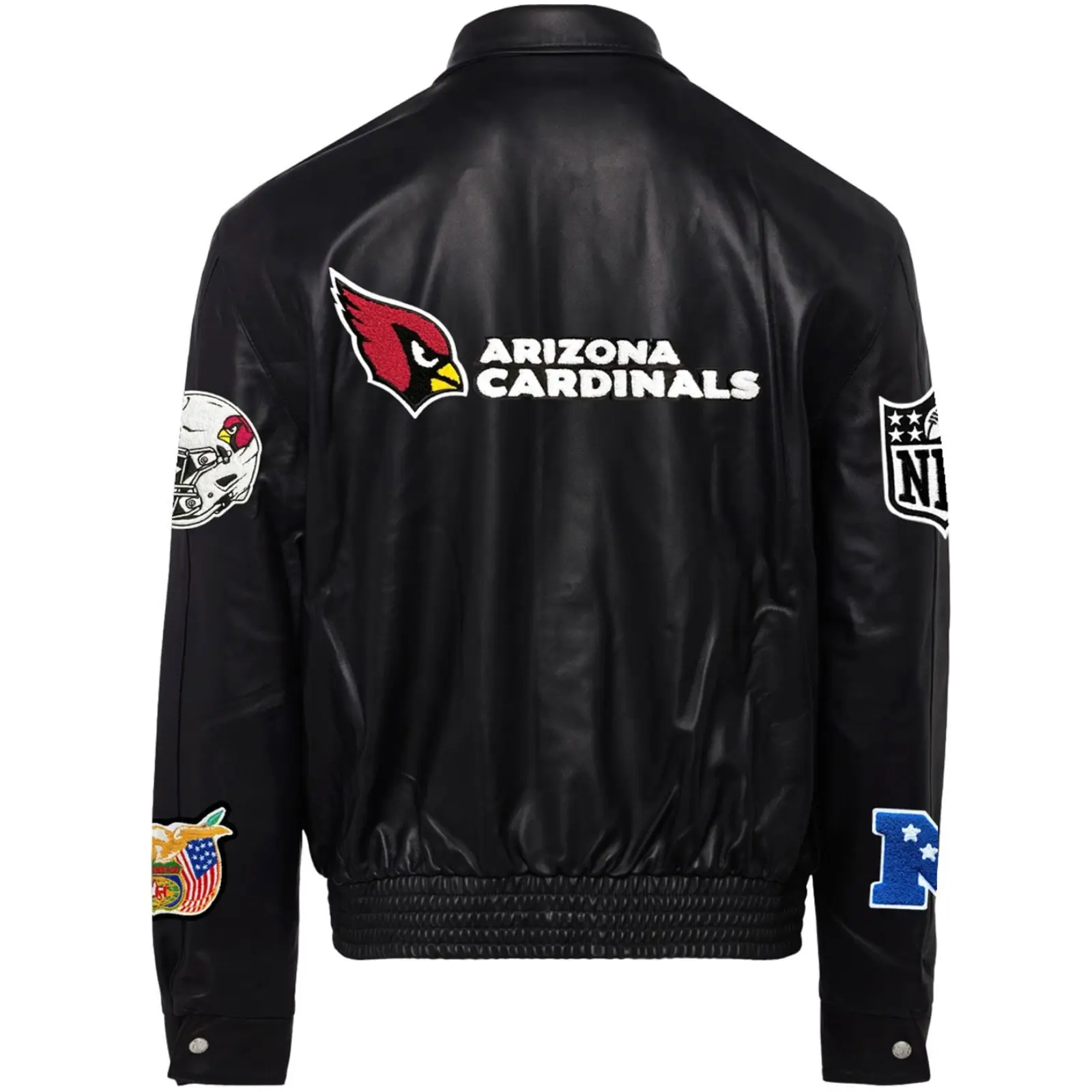 Arizona-Cardinals-Jeff-Hamilton-Leather-Varsity-Jacket