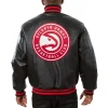 Atlanta-Hawks-Black-Leather-Varsity-Jacket