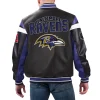 Baltimore-Ravens-Full-Zip-Leather-Varsity-Jacket-Black