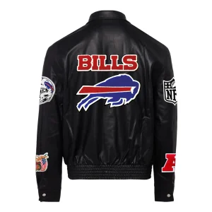 Buffalo-Bills-Jeff-Hamilton-Full-Black-Leather-Jacke