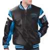 Carolina-Panthers-G-III-Sports-by-Carl-Banks-Black-Varsity-Leather-Jacket