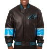 Carolina Panthers Leather Varsity Jacket