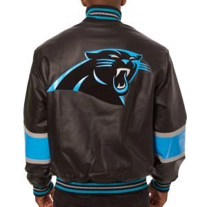 Carolina Panthers Leather Varsity Jacket