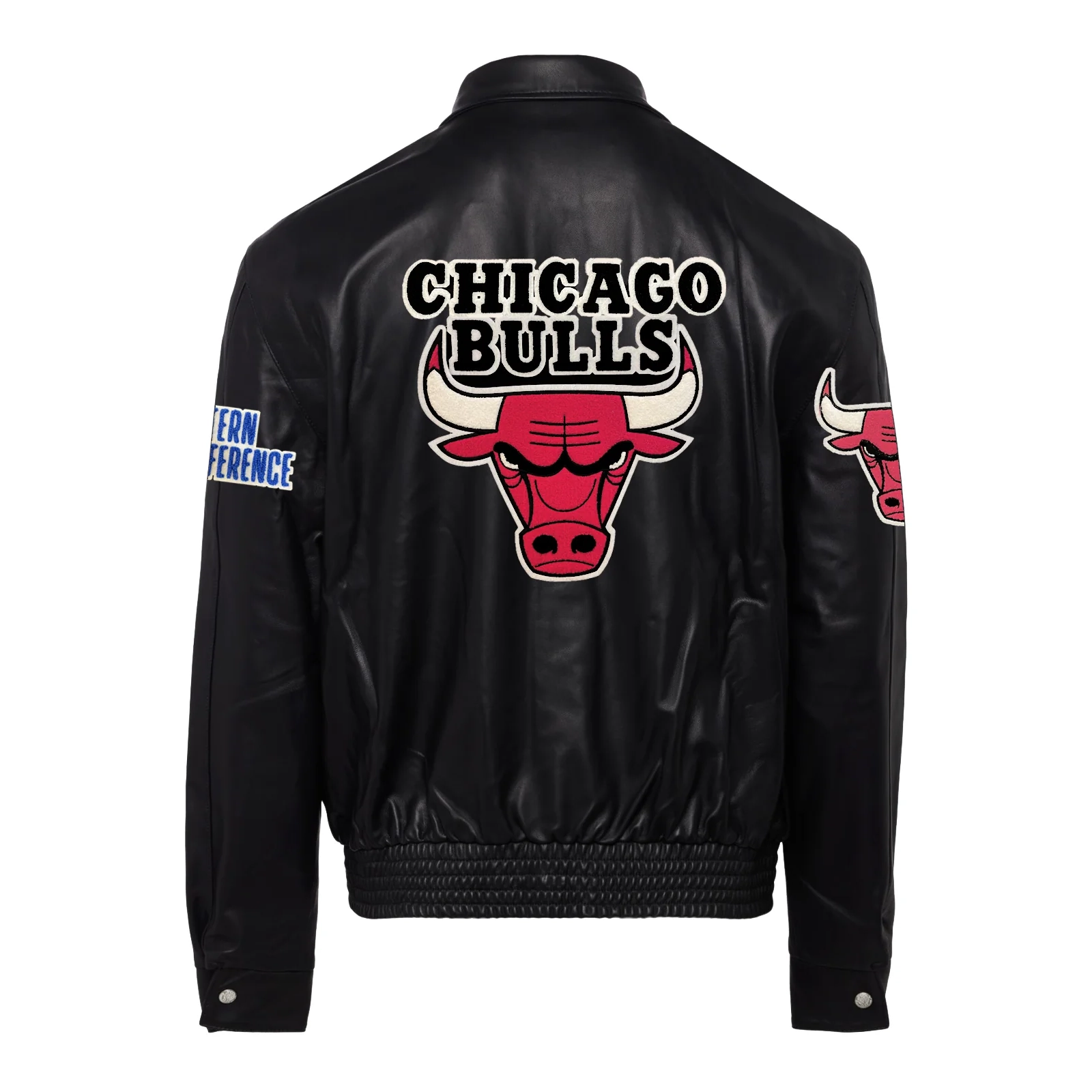 Chicago-Bulls-Jeff-Hamilton-Full-Leather-Jacket-Black