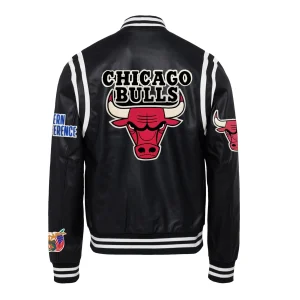 Chicago-Bulls-Leather-Varsity-Jacket-Black