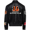 Cincinnati-Bengals-Jeff-Hamilton-Leather-Varsity-Jacket