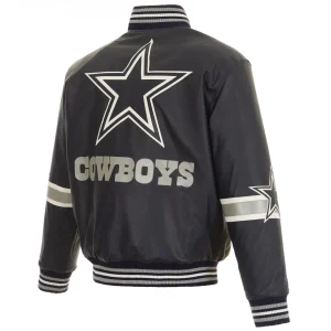 Dallas-Cowboys-Black-Leather-Varsity-Jacket