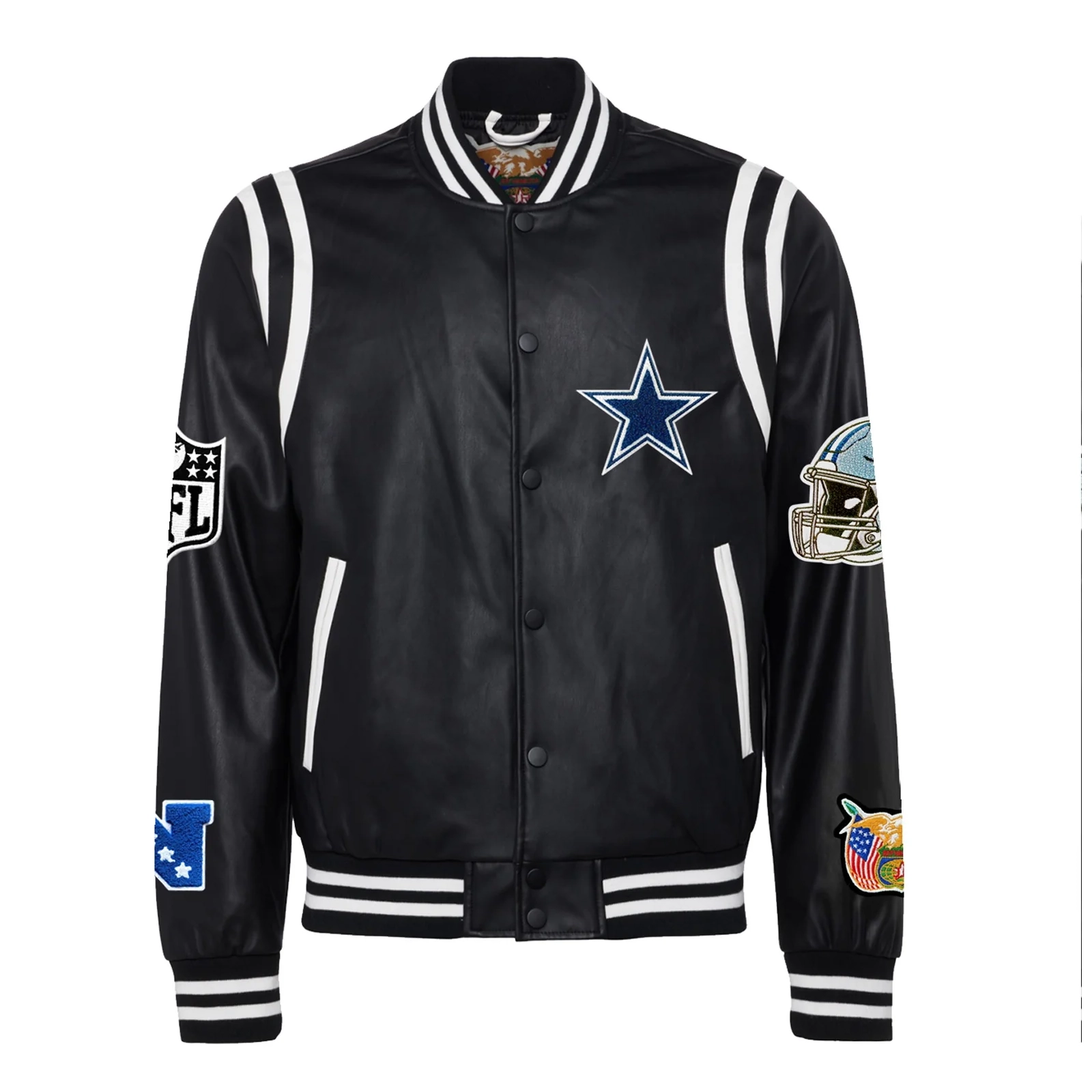 Dallas-Cowboys-Leather-Varsity-Jacket-Black