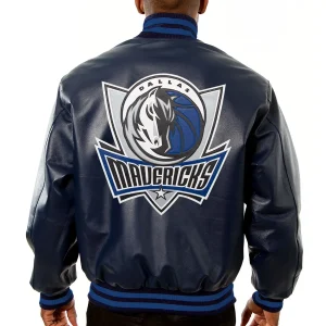 Dallas-Mavericks-Genuine-Leather-Varsity-Jacket
