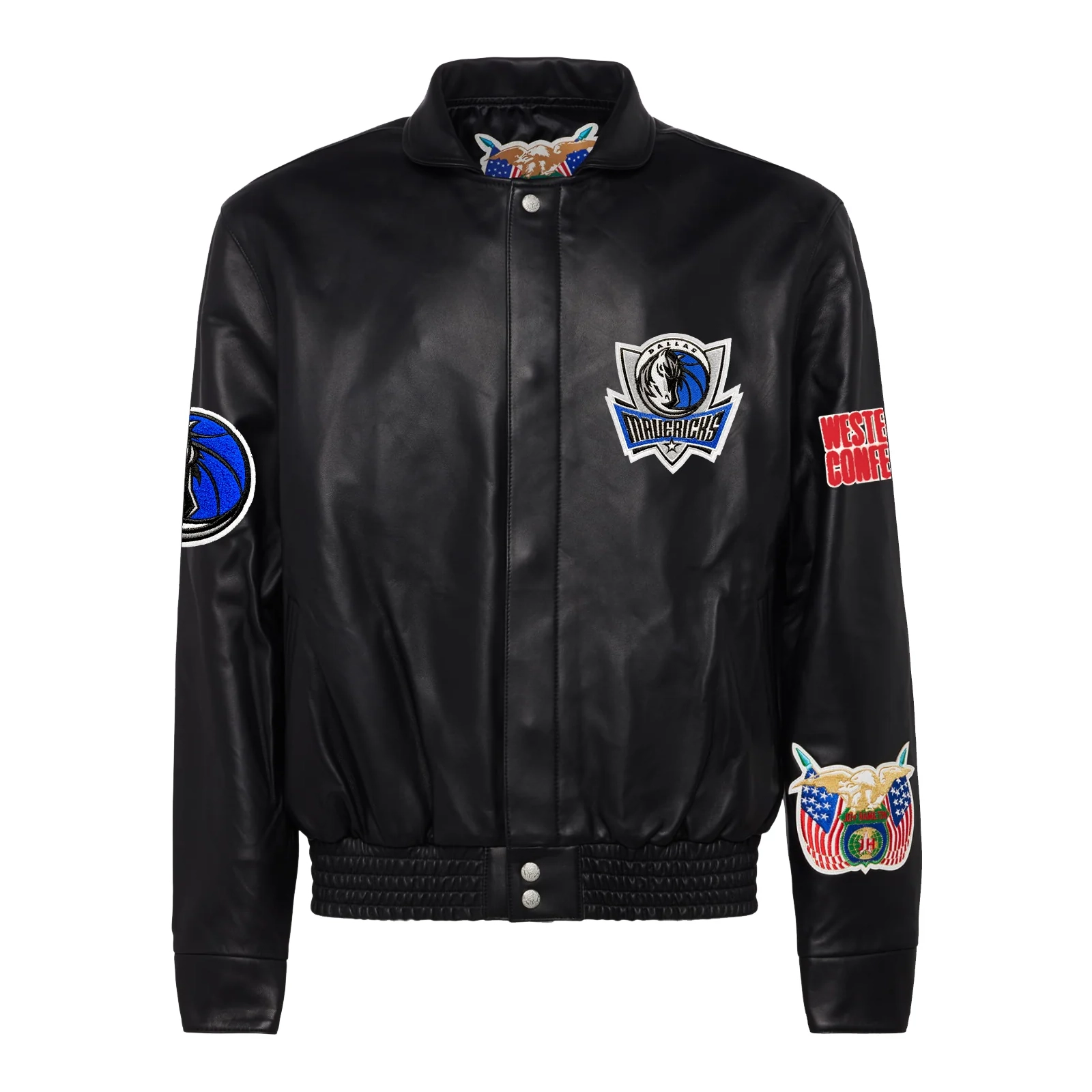 Dallas-Mavericks-Jeff-Hamilton-Full-Leather-Jacket-Black