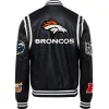 Denver-Broncos-Jeff-Hamilton-Black-Leather-Varsity-Jacket