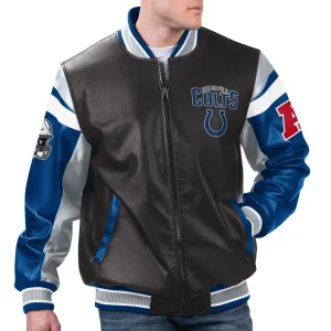 Indianapolis-Colts-G-III-Sports-by-Carl-Banks-Varsity-Leather-Jacket