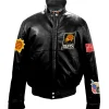 Jeff-Hamilton-Phoenix-Suns-Logo-Black-Leather-Jacket