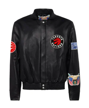 Jeffhamilton-X-Toronto-Raptors-Full-Black-Leather-Jacket