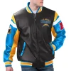 Los-Angeles-Chargers-Full-Zip-Leather-Varsity-Jacket-Black